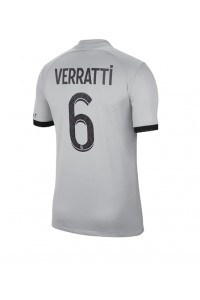 Paris Saint-Germain Marco Verratti #6 Fotballdrakt Borte Klær 2022-23 Korte ermer